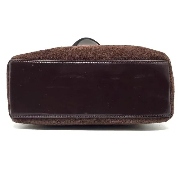 ZADIG & VOLTAIRE Brown Split Leather Shoulder Bag Purse - Picture 8 of 12